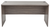 Office Star "LODI" Executive Desk Shell 71"W - Urban Walnut