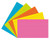 3"x5" Ruled Index Cards, Assorted Super Bright Colors (75ct.)