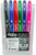 FriXion Erasable Gel Pens, Extra Fine/0.5mm, Assorted Colors, 6 Pack