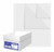 9-1/2"x11" Continuous Computer Paper, 15 lb., 2-Part, Carbonless, White/White, Case