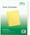 Office Essentials Plastic Tab Dividers, 8-1/2" x 11",  8 Clear Tabs, 8-Tab Set