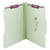Smead Pressboard Fastener File Folder, Legal Size, 1" Expansion, 1/3 Cut Tab, Gray/Green, 25 Count