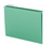 Hanging File Folder w/ Tab, Letter Size, Green