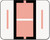 End Tab Filing Labels, 1" x 1-1/4", Pink, (Letter) I, 500 Labels