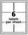 ID Labels, 3-1/3" x 4", White, Removable, 150 Labels