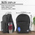 Bazic Classic Backpack, 17", Black