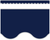 TCR5861 - Navy Scalloped Border Trim