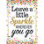 TCR7422 - Leave a Little Sparkle Wherever You Go Positive Poster