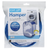 Mesh Laundry Hamper, Blue/White
