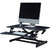 Lorell "Active Office" X-Type Slim Desk Riser - Black