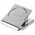 Acco Square Magnetic Clip, Small 1-1/2", 7/8" Capacity, Silver