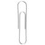 Acco Economy Smooth Paper Clips, #1 Size, Silver, 100 Count