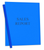 Vinyl Report Covers With Binding Bars, Blue, Letter Size