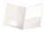 2-Pocket Folder, Letter Size, White