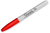 Sharpie Super Permanent Marker, Fine Point, Red