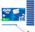 EXPO Dry Erase Marker, Fine Tip, Blue