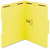 Fastener File Folder, 2 Fastener, Letter Size, Yellow