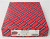 Smead SafeShield Fastener Pressboard Classification File Folder, 2 Dividers, 2/5 Tab Cut Letter, 2" Expansion, Bright Red, Box of 10