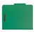 Pressboard Classification File Folders, Green (Letter Size)