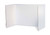 PACON® Privacy Boards 48"x16"x12", 4 Boards, White