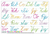 ASH95208 - Smart Poly PosterMat Pals Cursive Alphabet