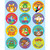 Carson Dellosa One World Hooray for Handwashing Motivational Stickers, Assorted, 72 Count