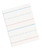 Pacon Multi-Program Handwriting Paper, D'Nealian Grade K/Zaner-Bloser Grade 1, 5/8" Long Ruled, 10-1/2" x 8"