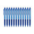 Pilot FriXion Clicker Erasable Gel Pen, Extra Fine Point (0.5mm), Blue, 12 Count