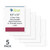 C-line Heavyweight Poly Sheet Protectors with 5 Index Tabs, 8-1/2" x 11", 5 Count