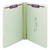 Smead Pressboard Fastener File Folder, Legal Size, 2" Expansion, Straight Tab, Gray/Green