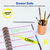 Hi-Liter Desk-Style Highlighter, Chisel Tip, Fluorescent Yellow