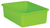 Plastic Storage Bin, Large, Lime