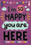 TCR7445 - I’m So Happy You Are Here Positive Poster