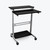 "Luxor" Mobile Adjustable Stand Up Station - Black