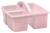 Plastic Storage Caddy, Blush