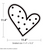 Jumbo Doodle Hearts Extra Large Cut-Outs