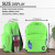 Bazic Classic Backpack, 17", Lime Green