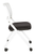 Office Star "Pulsar" Series Nesting Chairs Set of 2 - Black & White