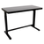 Living Essentials "Jefferson" Electric Height Adjustable Desk - Black