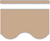 TCR7129 - Light Brown Scalloped Border Trim