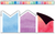 TCR77558 - Watercolor Pennants Magnetic Border