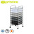 8 Drawer Rolling Storage Organizer Cart, Gradient Black
