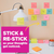 3M Post-it Super Sticky Notes, 3" x 3", Assorted Colors, 15 Count