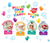 ASH96005 - Smart Poly Healthy Bubbles Washing Your Hands Mini Bulletin Board Set