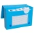 C-line Poly Index Card Case, 4" x 6", Assorted Tropic Colors