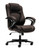 HON High-Back Executive Chair, Brown Vinyl