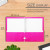 Bazic 2-Pocket Glossy Laminated Portfolio, Assorted Bright Colors