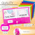 Bazic 2-Pocket Glossy Laminated Portfolio, Assorted Bright Colors