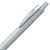 GlideWrite Executive Ballpoint Pen, (1.0mm) Medium, Silver Metal Barrel, Black Ink, 1-pk