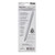 GlideWrite Executive Ballpoint Pen, (1.0mm) Medium, Silver Metal Barrel, Black Ink, 1-pk